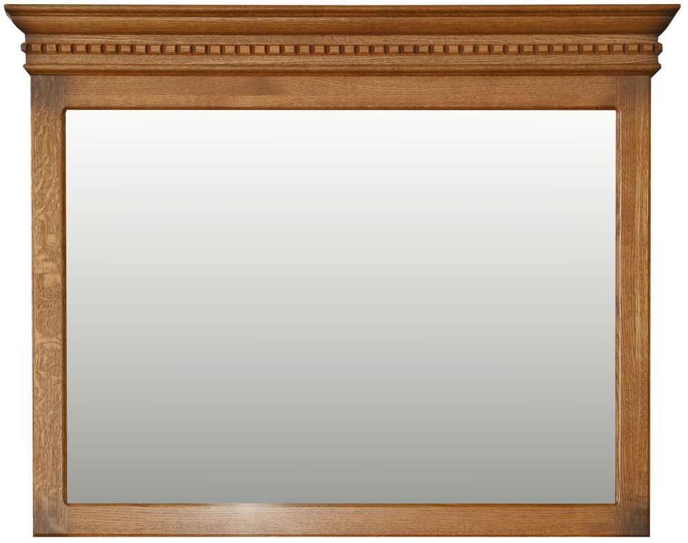Зеркало настенное «Верди» П3.487.1.39 (П434.100), Массив (дуб), Дуб рустикаль с патинированием